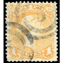 canada stamp 23 queen victoria 1 1869 u vf 006