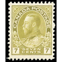 canada stamp 113c king george v 7 1914 M VF 002