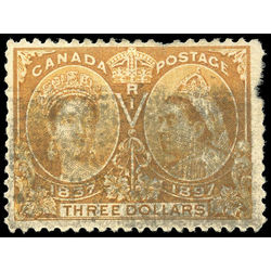 canada stamp 63 queen victoria diamond jubilee 3 1897 U F 004