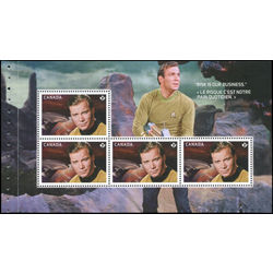 canada stamp 2912f captain james t kirk 2016
