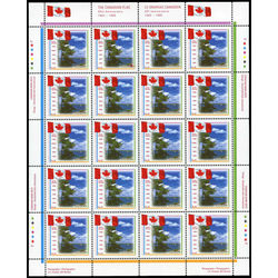 canada stamp 1546i flag with scene of lake 43 1995 M PANE