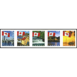 canada stamp 2076 2080 flags 2004