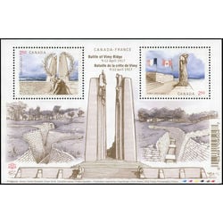 canada stamp 2981 battle of vimy ridge 100th anniversary 2017