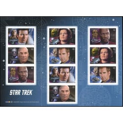 canada stamp 2990a star trek year 2 captains 2017