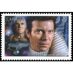 canada stamp 2986 admiral kirk vs khan noonien singh 2017