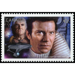 canada stamp 2983a admiral kirk vs khan noonien singh 2017