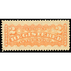 canada stamp f registration f1 registered stamp 2 1875 M VFNH 002