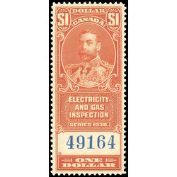 canada revenue stamp feg4 king george v 1 1930
