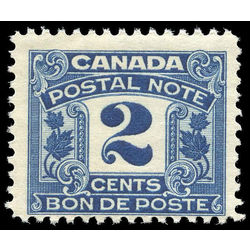 canada revenue stamp fps3 postal note scrip first issue 2 1932