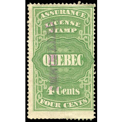 canada revenue stamp qa4 assurance license stamps 4 1876