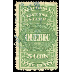 canada revenue stamp qa5 assurance license stamps 5 1876