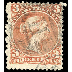 Canada stamp 25 queen victoria 3 1868 u f 006