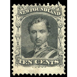 newfoundland stamp 27a prince albert 10 1866 M F 001
