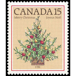 canada stamp 900i christmas tree 1781 15 1981