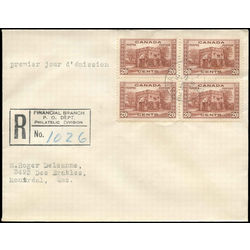 canada stamp 243 fort garry gate winnipeg 20 1938 fdc 001