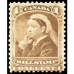 canada revenue stamp fb37 third bill issue 1 1868