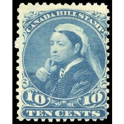 canada revenue stamp fb47 third bill issue 10 1868