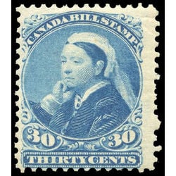 canada revenue stamp fb49 third bill issue 30 1868