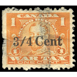canada revenue stamp fx31 george v overprints on 1915 war tax 1915
