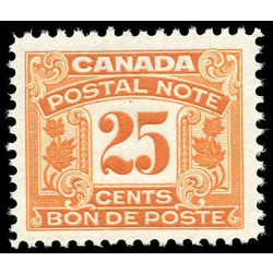 canada revenue stamp fps14 postal note scrip first issue 25 1932