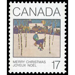canada stamp 871iv sleigh ride 17 1980