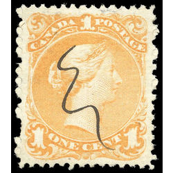canada stamp 23 queen victoria 1 1869 u vf 008