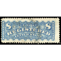 canada stamp f registration f3 registered stamp 8 1876 U F 005