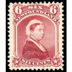newfoundland stamp 36 queen victoria 6 1894 M VF 001