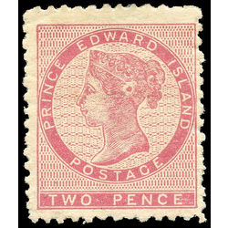prince edward island stamp 5a queen victoria 2d 1862 M F 001