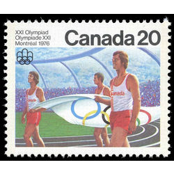 canada stamp 682i opening ceremony 20 1976