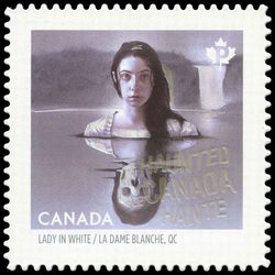 canada stamp 2938i lady in white qc 2016