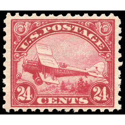us stamp c air mail c6 de havilland biplane 24 1923 M 001