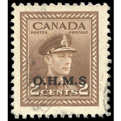 canada stamp o official o2a king george vi 2 1949