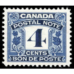 canada revenue stamp fps6 postal note scrip first issue 4 1932