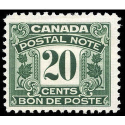 canada revenue stamp fps13 postal note scrip first issue 20 1932