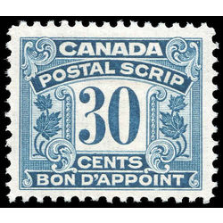 canada revenue stamp fps15 postal note scrip first issue 30 1932