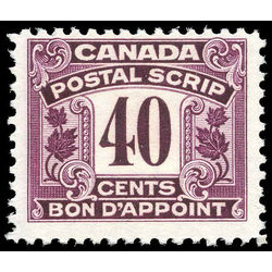 canada revenue stamp fps16 postal note scrip first issue 40 1932