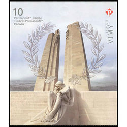 canada stamp bk booklets bk666 battle of vimy ridge 100th anniversary 2017