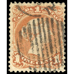 canada stamp 22ii queen victoria 1 1868 u vf 001
