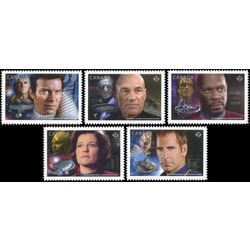 canada stamp 2986i 2990i star trek year 2 captains 2017