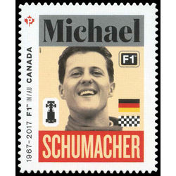 canada stamp 2992d michael schumacher 1969 2017