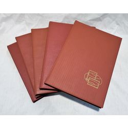 5 brown used filux stock books
