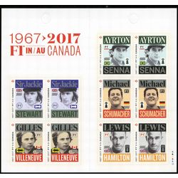 canada stamp bk booklets bk669 formula 1 in canada 2017