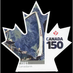 canada stamp 3004 1981 canadarm 2017