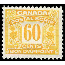 canada revenue stamp fps18 postal note scrip first issue 60 1932