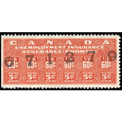 canada revenue stamp fu30 unemployment insurance stamps 60 1950