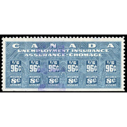 canada revenue stamp fu33 unemployment insurance stamps 96 1950