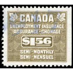 canada revenue stamp fu49 unemployment insurance stamps 1 56 1955