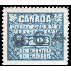 canada revenue stamp fu51 unemployment insurance stamps 2 08 1955