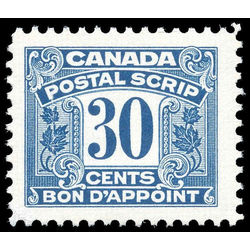 canada revenue stamp fps34 postal scrip second issue 30 1967